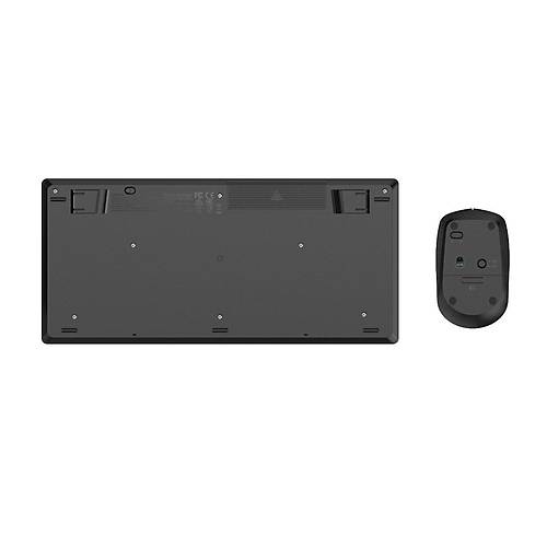8000GT Kablosuz �ok Modlu T�rk�e Klavye Mouse Set Siyah