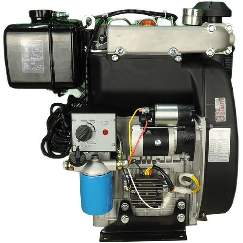 GoldMoto GM292F-G1  Dizel Motor 22.4 Hp Mar�l� Mili Konik Uzun