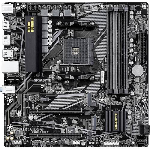 B550M-DS3H-R2 4733MHz OC DDR4 AM4 M.2 HDMI DisplayPort MicroATX Anakart