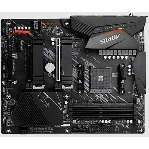 B550 AORUS ELITE AX V2 4733MHz OC DDR4 AM4 M.2 HDMI DP ATX Anakart