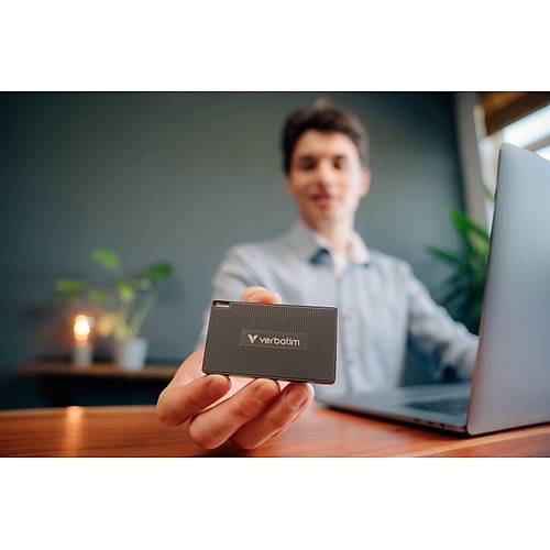 512GB Gen2 USB3.2 Type-C Metal Mini Harici SSD Siyah 2000MB/1750MB