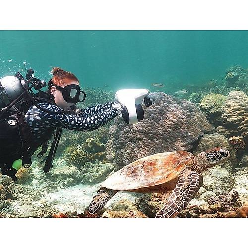 Asiwo Manta S Su Alt� Scooter- 2 Batarya 126WH -Ye�il