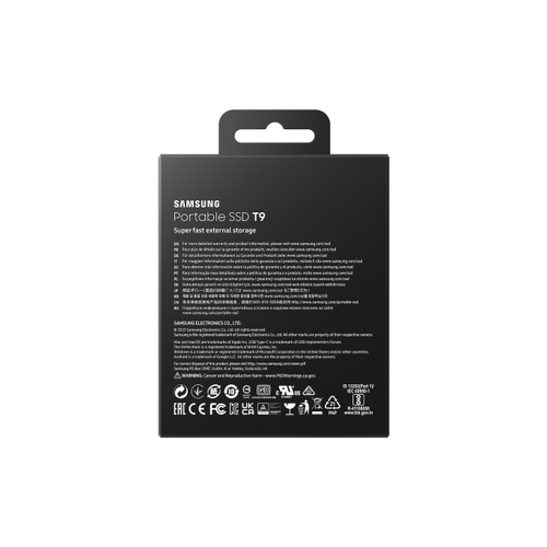 2TB SAMSUNG 2000/1950MB/s USB 3.2 GEN 2X2 TA�INAB�L�R T9 MU-PG2T0B/WW