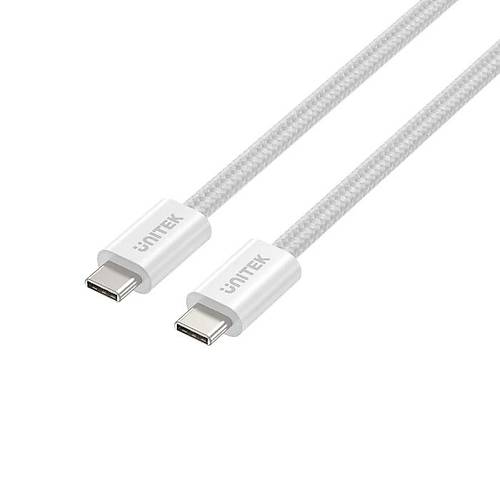 UNITEK TYPE-C MANYET�K HIZLI �ARJ KABLOSU BEYAZ (C14141AWH01-1M)