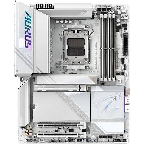 X870E AORUS PRO ICE DDR5 8200 OC AM5 USB4 WiFi7 PCIe 5.0 ATX Anakart
