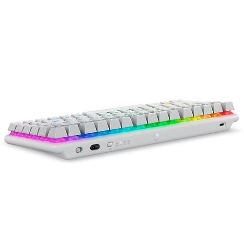 Alienware Pro Kablosuz Oyun Klavyesi - ABD QWERTY-beyaz