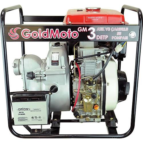 GoldMoto GM3DETP Dizel Kirli Su Motoru 3''