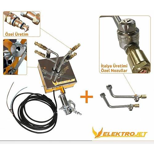 Kad�o�lu Elektrojet - 2 Y�n 4 ��k�� Zeytin - Meyve Modeli Pulverizat�r� (Damla �nleyicisiz)