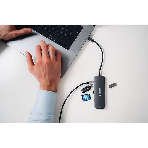 HUB USB-C Pro Multiport 8 Port 2 x HDMI 3xUSB-A 3.2xMicSDxUSB-C