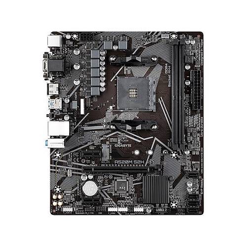 A520M-S2H 5100MHz OC DDR4 AM4 M.2 HDMI DVI VGA MicroATX Anakart