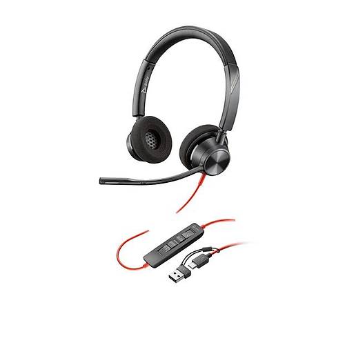Poly BW 3320 Stereo USB-C HS +USB-C/A