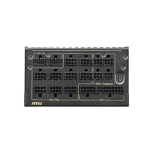 MSI MEG AI1600T PCIE5 1600W80+ TITANIUM FULMODULAR