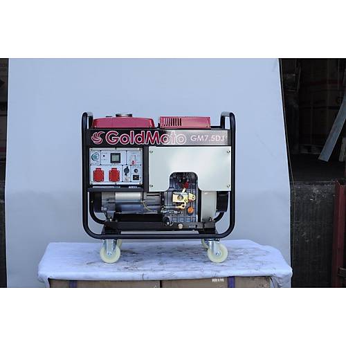 GoldMoto GM7.5DJ 6.9kVA Monofaze Mar�l� Dizel Jenerat�r