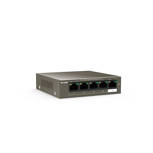 TEG1105P-4-63W 5-Port Gigabit Desktop Switch with 4-Port PoE