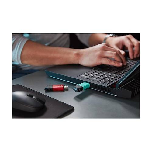 128GB USB 3.2 Gen 1 DataTravelerExodia M (Black + Red)