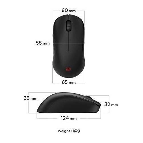Simetrik Orta boy Kablosuz Wriless Espor Oyuncu Mouse