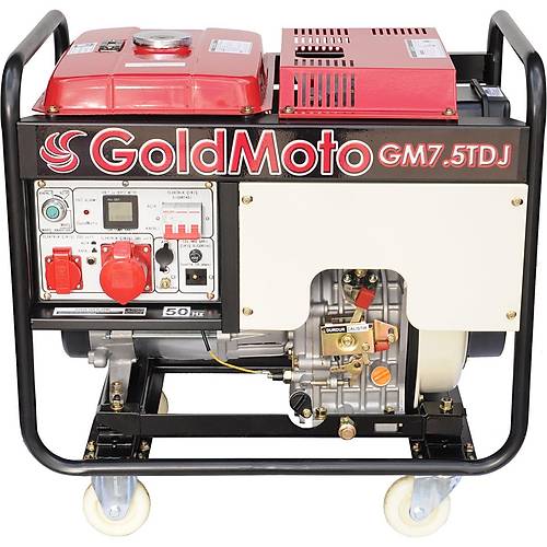 GoldMoto GM7.5TDJ 6.9Kva Trifaze Mar�l� Dizel Jenerat�r