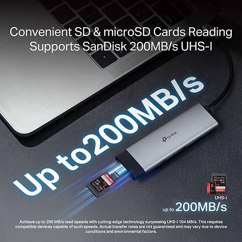 USB Type-C 7'si 1 arada Hub