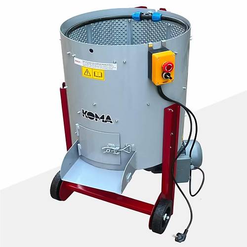 KOMA 100 Litrelik Ceviz Soyma Makinesi-�elik Rende-Sabit Devir