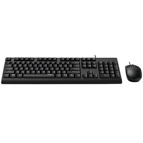 X130Pro Kablolu USB TR Klavye Mouse Set Siyah