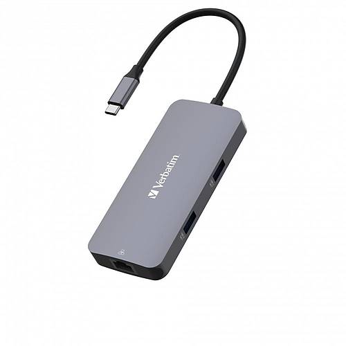 HUB USB-C Pro Multiport 5 Port 1xHDMI 1xRJ45 2xUSB-A 3.0 1xUSB-C