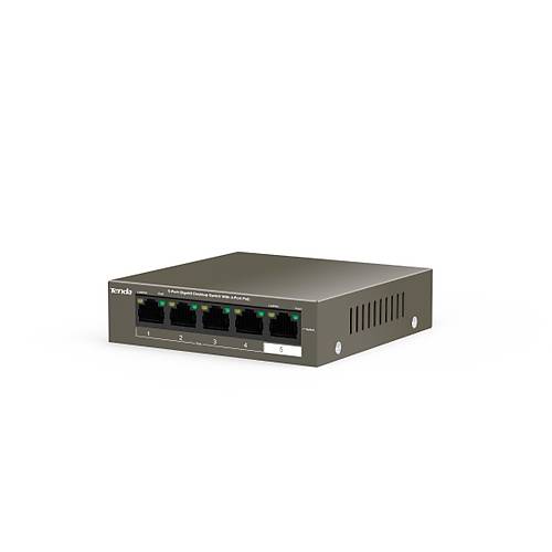 TEG1105P-4-63W 5-Port Gigabit Desktop Switch with 4-Port PoE
