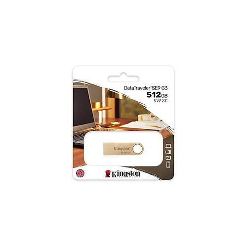 Kingston 512GB 220MB/s Metal USB 3.2 Gen 1 DataTraveler SE9 G3