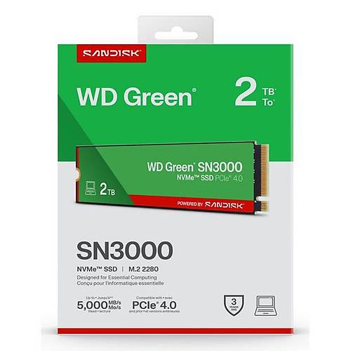 WD Green SN3000 NVMe M.2 2TB