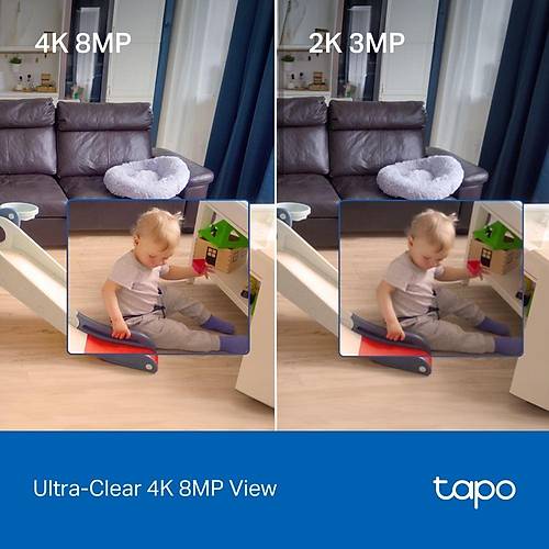 4K Pan/Tilt AI Home Security Wi-Fi Camera