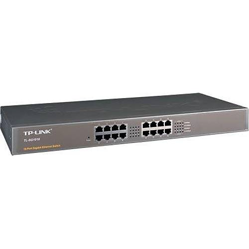 10/100/1000Mbps 16xPort %15 G�� Tasarruflu Raf Tipi Switch