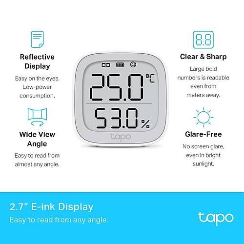 Tapo Smart Temperature and Humidity Monitor