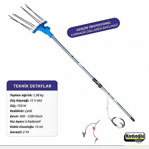 Atrax V4 Pro Teleskopik Zeytin Silkme Makinesi (300cm)