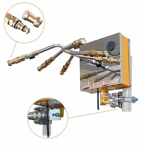 Kad�o�lu Elektro Jet 6Jet 2 Y�n 6 ��k�� �la�lama Makinesi (Damla �nleyicisiz)