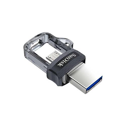 64GB Ultra Dual Drive Micro USB 3.0 130 MB/s Flash Bellek Black