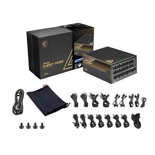MSI MEG AI1600T PCIE5 1600W80+ TITANIUM FULMODULAR