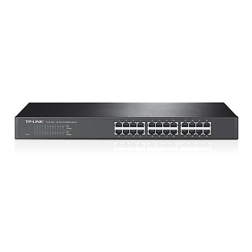 10/100Mbps 24xPort 19'' %40 G�� Tasarruflu Raf Tipi Switch