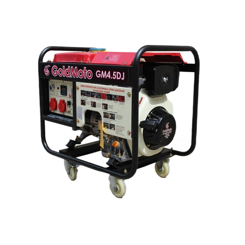 GoldMoto GM4.5DJ 4.5kVA Monofaze Mar�l� Dizel Jenerat�r
