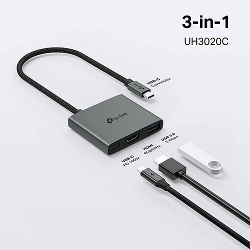 USB Type-C 3'� 1 arada Hub