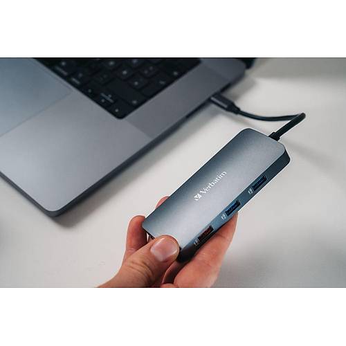 HUB USB-C Pro Multiport 9 Port 1xHDMI 1xRJ45 2xUSB-C 3.2 Gen2