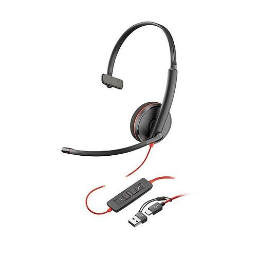 Poly BW 3220 Stereo USB-C HS +USB-C/A