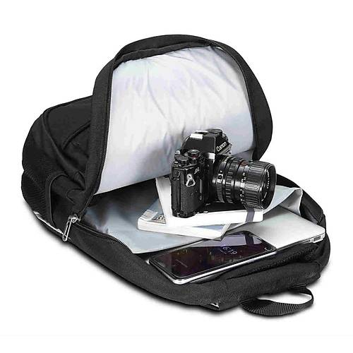 15.6'' Palermo Large Siyah Notebook S�rt �antas�