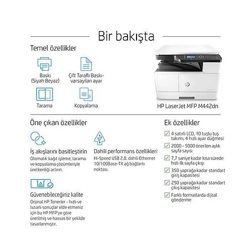 HP LaserJet M442dn MFP Printer