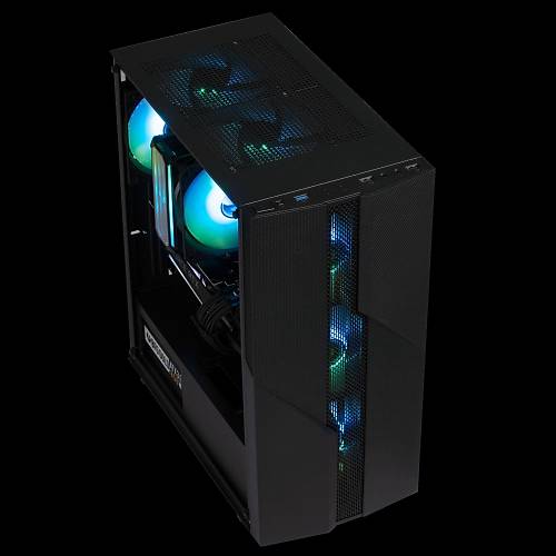 C20 Black 4 F-RGB fans+600w white PSU