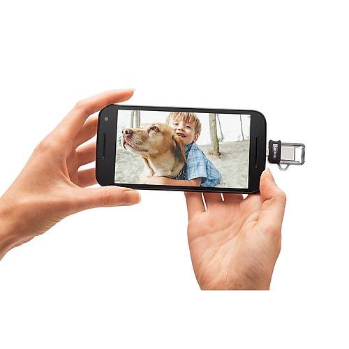 64GB Ultra Dual Drive Micro USB 3.0 130 MB/s Flash Bellek Black