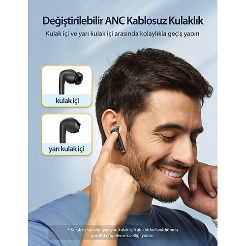 ANC Mikrofonlu 5.3 Bluetooth Kulakl�k