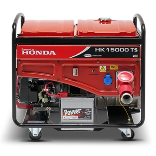 Honda HK 15000 TS Benzinli Trifaze 15 kVa Mar�l� Jenerat�r