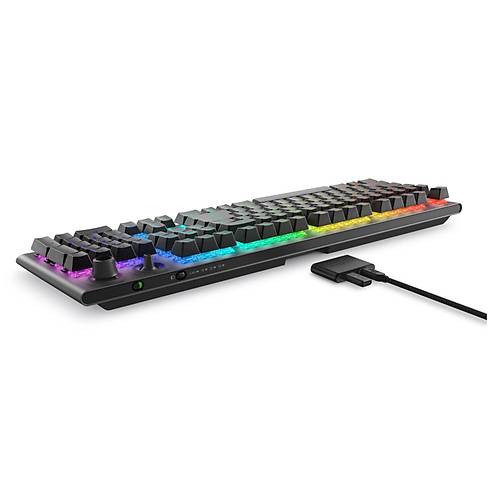 Alienware �� Modlu Kablosuz Oyun Klavyesi AW920K ABD QWERTY siya