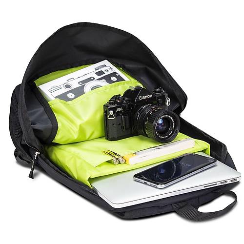 15.6'' New Trend Siyah Notebook S�rt �antas�