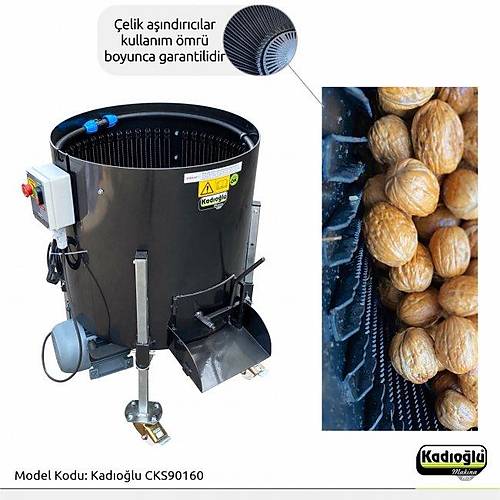 Kad�o�lu CKS90 Ceviz Soyma Makinesi 100-120kg (180 Litre)