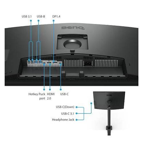 27 in� Ergo Arm 4K UHD sRGB HDR10 USB-C Tasar�m Monit�r�